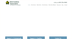 Desktop Screenshot of interventionassociates.org